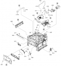 . Internal components 1 of 5 (M631, M632, M633) HVPS для HP LaserJet Enterprise M607 . Internal com RM2-9337-000CN для моделей HP LaserJet Enterprise M607
