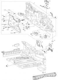 FRAME UNIT MAIN FRAME L ASSY (HL-2150N/2170W) для Brother HL2140 FRAME UNIT MAIN FRAME L ASSY (HL-2 LU2345001 для моделей Brother HL2140
