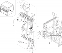 . Operation Unit PARTS,KEY BOARD ASSY I для Kyocera KM1635 . Operation Unit PARTS,KEY BOARD ASSY I 302HB93030 для моделей Kyocera KM1635