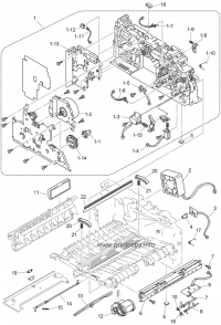 FRAME UNIT TAIL EDGE ACTUATOR для Brother HL2030 FRAME UNIT TAIL EDGE ACTUATOR для Brother HL2032 F LM4283001 для моделей Brother HL2030