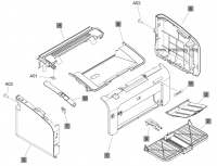Base model Paper pickup tray assembly для HP LaserJet P1100 Pro Series Base model Paper pickup tray RM1-6899-000CN для моделей HP LaserJet P1100 Pro Series