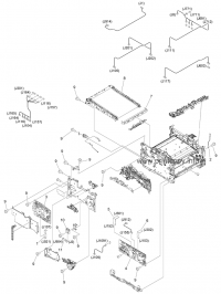 103A - Internal Components 3 (100/120V, Wireless LAN) CABLE, FLAT для Canon Color imageCLASS LBP612 FL0-8148-000 для can моделей ON COLOR IMAGECLASS LBP612CDW, ON I-SENSYS LBP613CDW, ON IMAGECLASS LB