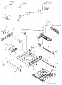 . H11 CASSETTE UNIT MAIN BODY (CASSETTE UNIT MODEL) PEDESTAL CONTROLLER PCB ASSY для Canon iR2520 . FM4-2531-000 для моделей Canon iR2520