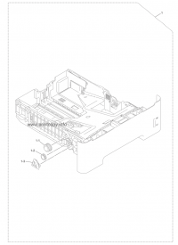 PAPER TRAY PAPER TRAY 1 (250 sheets) (SP) EXCEPT FOR HL-6180DW/ 6180DWT/ 6182DW/ 6182DWT для Brothe LY5724001 для моделей Brother HL5440D