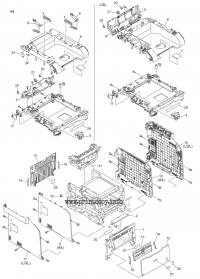 . COVERS & LABELS WIRELESS LAN PCB для Brother DCP-L8400CDN . COVERS & LABELS WIRELESS LAN PCB для LT2155001 для моделей Brother DCP-L8400CDN