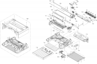 Epson 1557357 Крышка принтера задняя (пластик) 1557357 для Epson моделей  WF-7015,  WF-7515,  WF-7525