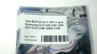 Чип ELP-CH-CLT-407-Y для Samsung CLP-320/ 325/ 326/ 321/ CLX-3186/ 3285/ 3185