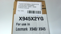 Тонер-картридж X945X2YG yellow для LEXMARK LaserPrinter X940 / X945 совместимый