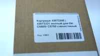 Картридж 43872305 | 43872321 желтый для Oki C5650/ C5750 совместимый