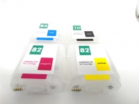 ПЗК (Перезаправляемый картридж) для плоттера HP DesignJet 500 / 800 с авточипом Вид  4