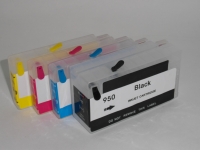 Перезаправляемые картриджи (ПЗК) для HP 711 для  HP Designjet T520  T120 C авточипом