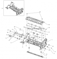 Xerox 022N02681 Вал подачи Lower DADF 022N02681 для Xerox моделей  PHASER 3320,  PHASER 3330,  WC 3315