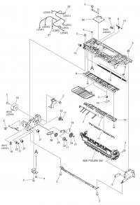 . 351 SECOND PAPER DELIVERY ASSEMBLY (2ND DELIVERY MODEL) GUIDE, REVERSE LOWER для Canon iR2520 . 3 FC9-0832-000 для моделей Canon iR2520