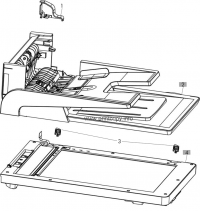 HP CF144-60132-01 Стекло сканера(входит в комплект CF144-60132)Pro 200 color MFP M276n CF144-60132 для HP моделей  LJ  PRO 200 COLOR M251 / M276,  LASERJET M276N PRO 200 COLOR MFP,  LASERJET M276NW P