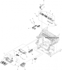 Mist Duct Unit, Weste Ink Box WASTE INK BOX UNIT, CENTER для Canon imagePROGRAF TM200 Mist Duct Uni QM4-5985-000 для моделей Canon imagePROGRAF TM200