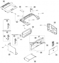 Covers (MFP models) Control panel, 2-Line LCD (M130fn, M132fn, M132fp, M133fn) (MFP) для HP LaserJe G3Q59-60124 для моделей HP LaserJet M101 Pro