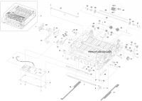 Samsung JC66-00526A Вал подачи (четыре резинки на мет. оси) JC66-00526A для Samsung моделей  ML-1510,  ML-1520,  ML-1710P