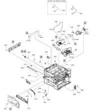 Internal components (1 of 6) (M607, M608, M609) HVPS (LCD Simplex models) для HP LaserJet Enterpris RM2-9336-000CN для моделей HP LaserJet Enterprise M607