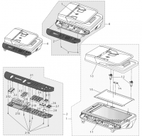 . WorkCentre 3315 Scanner and ADF Control Panel Board для Xerox Phaser 3320 . WorkCentre 3315 Scann 140N63642 для моделей Xerox Phaser 3320