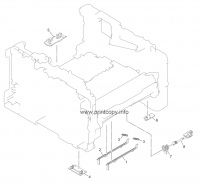 PAPER FEEDER REGISTRATION FRONT/REAR SENSOR PCB ASSY для Brother HL5440D PAPER FEEDER REGISTRATION LV0785001 для моделей Brother HL5440D