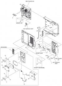 . 900 CONTROLLER BOX ASSEMBLY HOLDER, HDD для Canon iR Advance C2020 . 900 CONTROLLER BOX ASSEMBLY FC8-8643-000 для моделей Canon iR Advance C2020