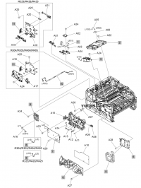 Internal components, printer base (1 of 3) Wireless module (Ultra) для HP LaserJet M304a Pro Intern 0960-4025 для моделей HP LaserJet M304a Pro