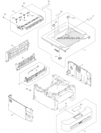 Brother LY2267001 FRONT COVER ASS LY2267001 для Brother моделей  HL-2230,  HL-2240,  HL-2240D