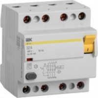 Автомат дифференциальный MDV10-4-032-030, шт MDV10-4-032-030 для моделей iek