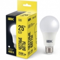 Лампа диодная LLE-A80-25-230-40-E27, шт LLE-A80-25-230-40-E27 для моделей iek