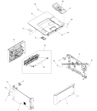 100C - External Covers (LBP613Cdw) LID, MODULAR для Canon Color imageCLASS LBP612Cdw FE8-3017-000 для can моделей ON COLOR IMAGECLASS LBP612CDW, ON I-SENSYS LBP613CDW, ON IMAGECLASS LBP613CDW