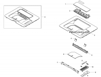 Samsung JC61-05006A STACKER-MAIN,HIPS,136,118.9,HB,B JC61-05006A для Samsung моделей  CLP360,  CLP365,  CLP365W