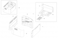COVER COVER-INNER для Samsung ML1660 COVER COVER-INNER для Samsung ML1665 COVER COVER-INNER, ML-166 JC63-02619A для моделей Samsung ML1660