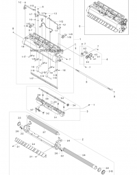 Samsung JC66-00597A Вал нагрева (теф.) JC66-00597A для Samsung|xerox моделей SAMSUNG ML-2150, SAMSUNG ML-2150W, SAMSUNG ML-2151N