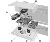 . Electrical Parts PSU для HP DesignJet T3500 eMultifunction . Electrical Parts PSU для HP DesignJe CR357-67046 для моделей HP DesignJet T3500 eMultifunction