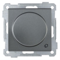 Розетка одноместная, ERB16-K95-16 (брутто 0.06 кг) цв.антрацит