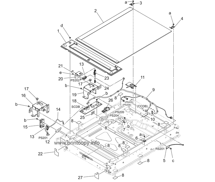 Плата сканера AA2JH01A00 для Konica Minolta bizhub C250i/ C300i/ C301i/ C360i