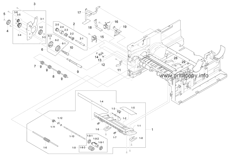 Ролик подачи из кассеты 022N02293 для Xerox Phaser 3428/ 3635/ WC3550/ SCX-5530FN