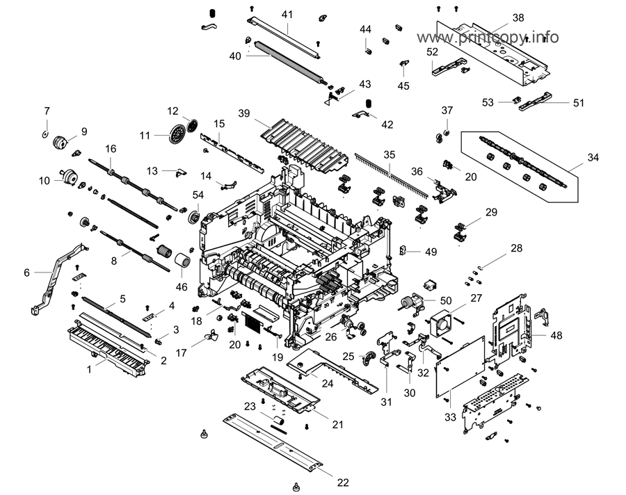 Направляющая дуплекса JC61-02752A для Samsung ProXpress M3370FD/ M3375FD/ M3870FD/ M3875FD/ M3875FW/ M4070FR/ M4075FR