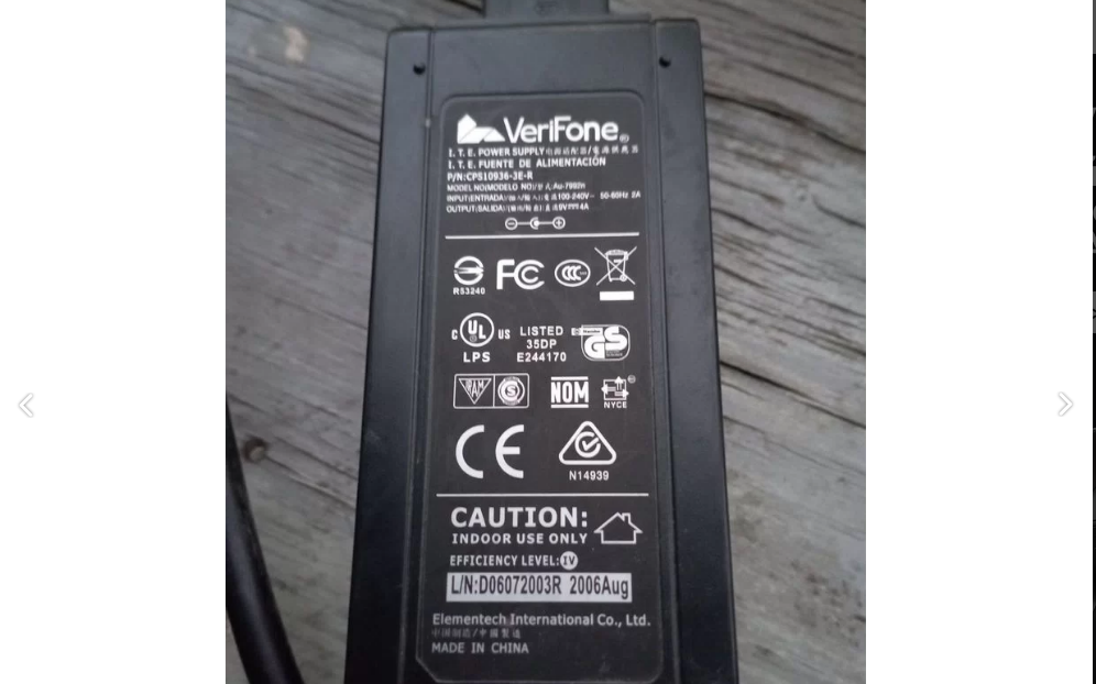 Блок питания VeriFone CPS10936-3E-R