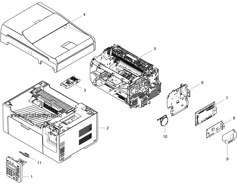 Плата факса JC92-01746D для Samsung SCX3400F/ SCX3405F/ SCX3405FW/ SCX4727/ SCX4727FD/ SCX4728FD/ SCX4728HN/ SCX4729FD/ SCX4729FW/ SCX4729HD