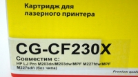 Картридж CF230X (HP 30X) для HP LaserJet Pro M203/ MFP M227 совместимый (без чипа)