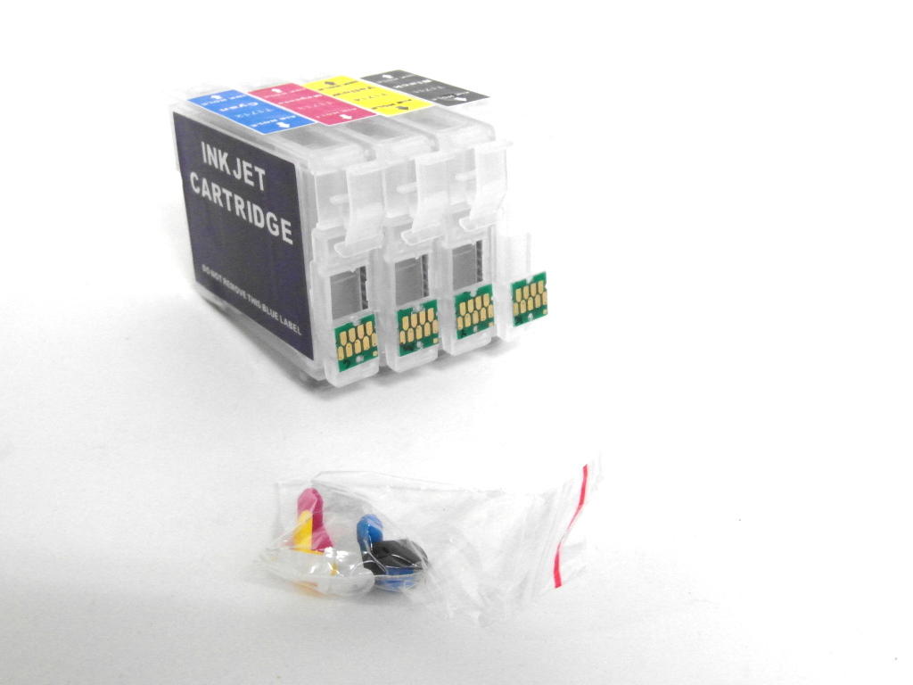 Перезаправляемые картриджи (ПЗК) для Epson Expression Home  XP-30/ XP-102/  XP-105/ XP-202/ XP-215/ XP-305/ XP-315/ XP-405/ XP-412/ XP-415