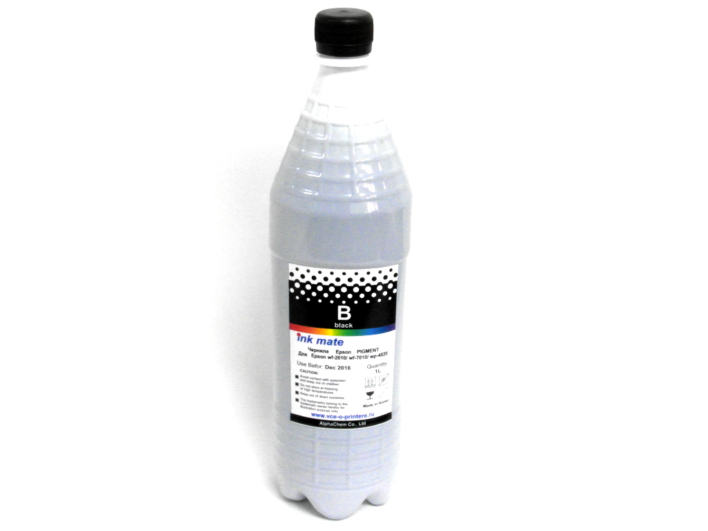 Чернила пигментные Black (черные) 1 литр для Epson SX125/ TX210/ WF7015/ WF7610