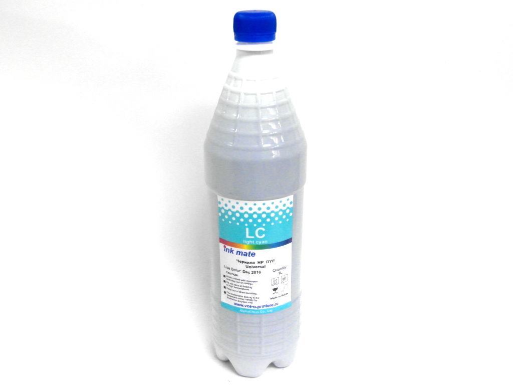 Фоточернила на водной основе Light Cyan 1 литр для HP универсальные