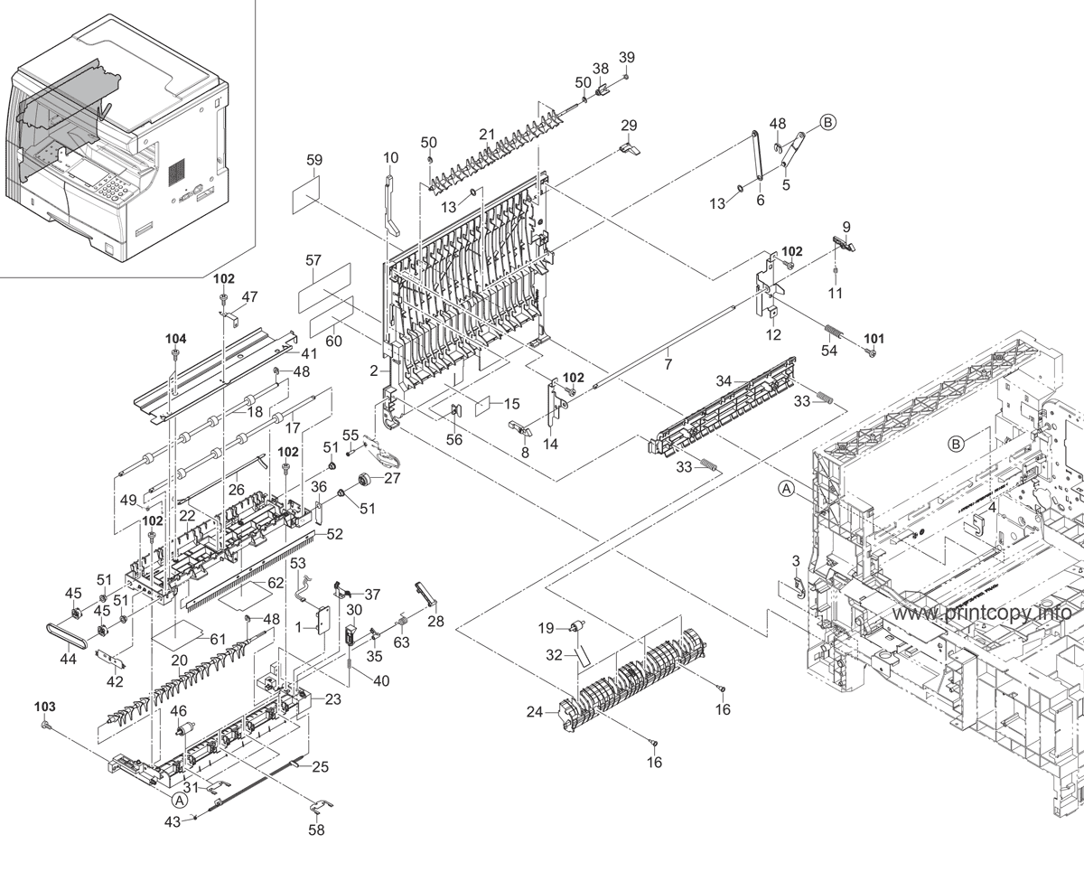 Kyocera Mita 302C904520 | 2C904460 | 2C904520 Передняя защелка крышки KM-1620,2020,1635,2035,1650,2 302C904520 для Mita|kyocera моделей KYOCERA MITA KM-1620/2020, KYOCERA MITA KM-1635/2035, KYOCERA M