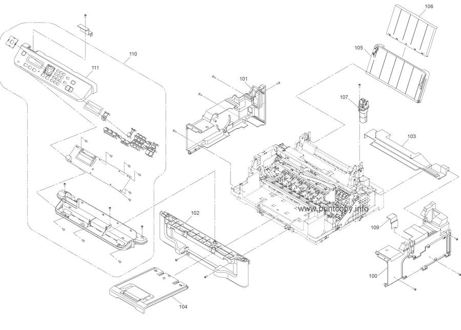 Энкодерная лента 1631066 для Epson WF-2660/ WF-2650/ WF-2750/ WF-2760