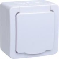 Розетка двухместная, цвет белый, ERMP22-K01-16-54 ERMP22-K01-16-54-EC для моделей iek