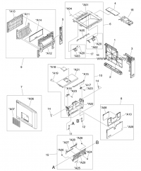  RM1-3725-000 Control-panel assembly    RM1-3725-000 для HP моделей LaserJet P3005  