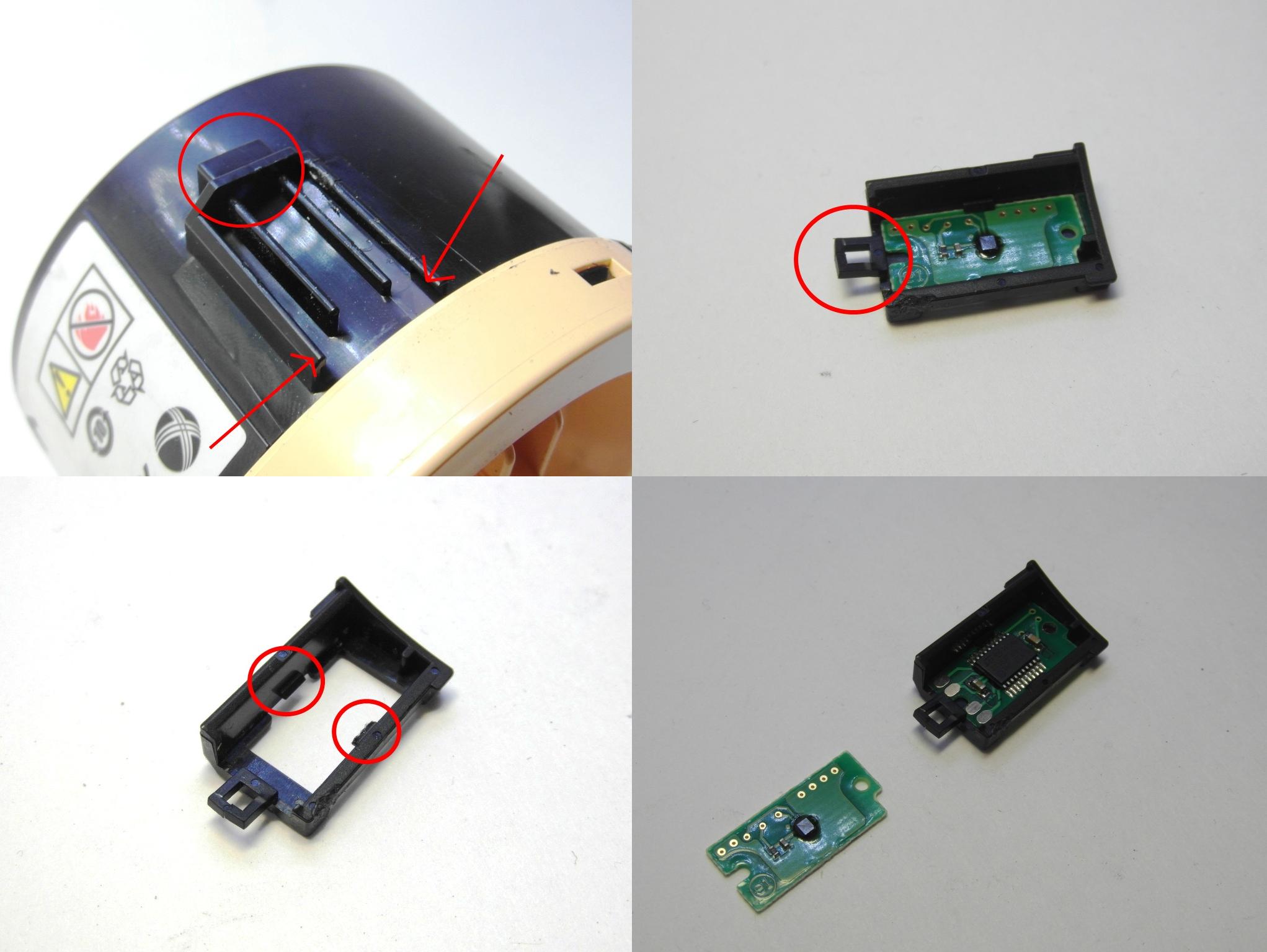 Картридж Xerox 3010 замена чипа