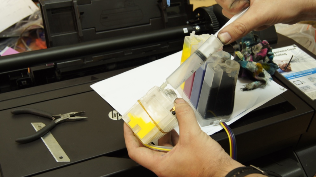 Заправка снпч t520